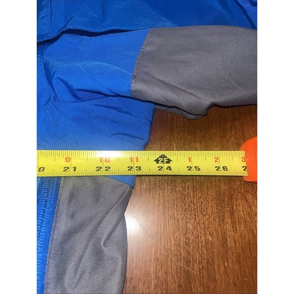Columbia Jacket Large - Blue Coat with Missing Hood And Fleece Liner Medium - Picture 6 of 6